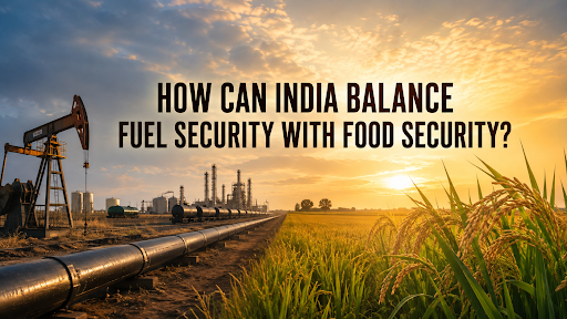 HOW CAN INDIA BALANCE FUEL SECURITY WITH FOOD SECURITY?