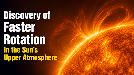 DISCOVERY OF FASTER ROTATION IN THE SUN'S UPPER ATMOSPHERE