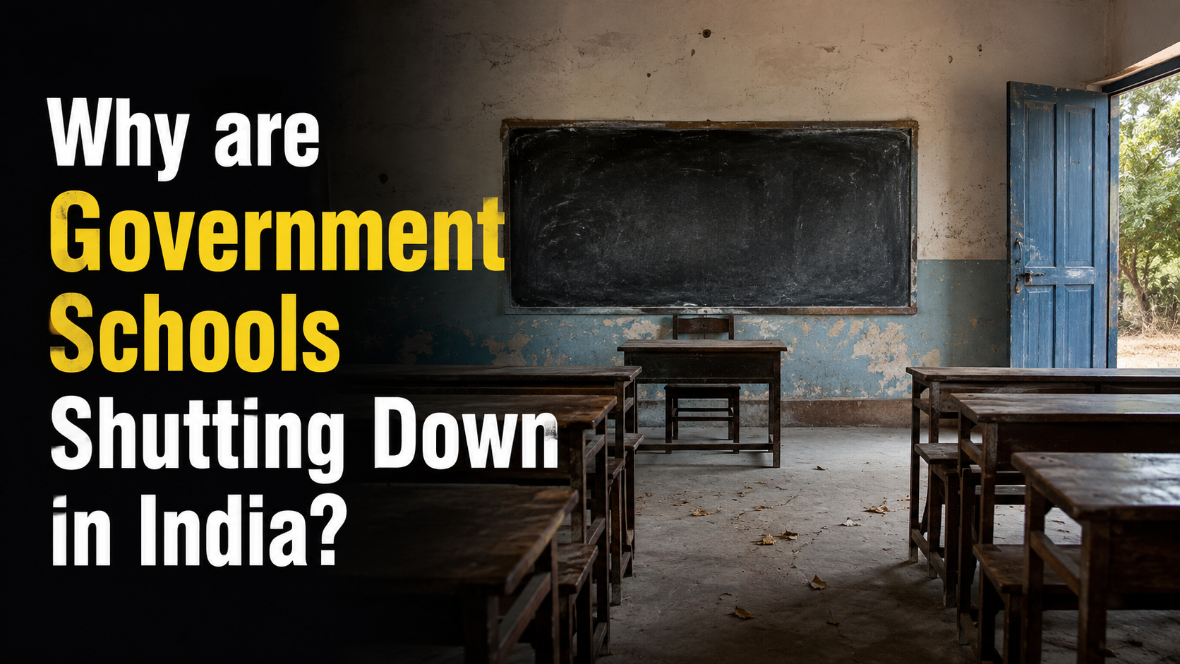 WHY GOVERNMENT SCHOOLS ARE SHUTTING DOWN
