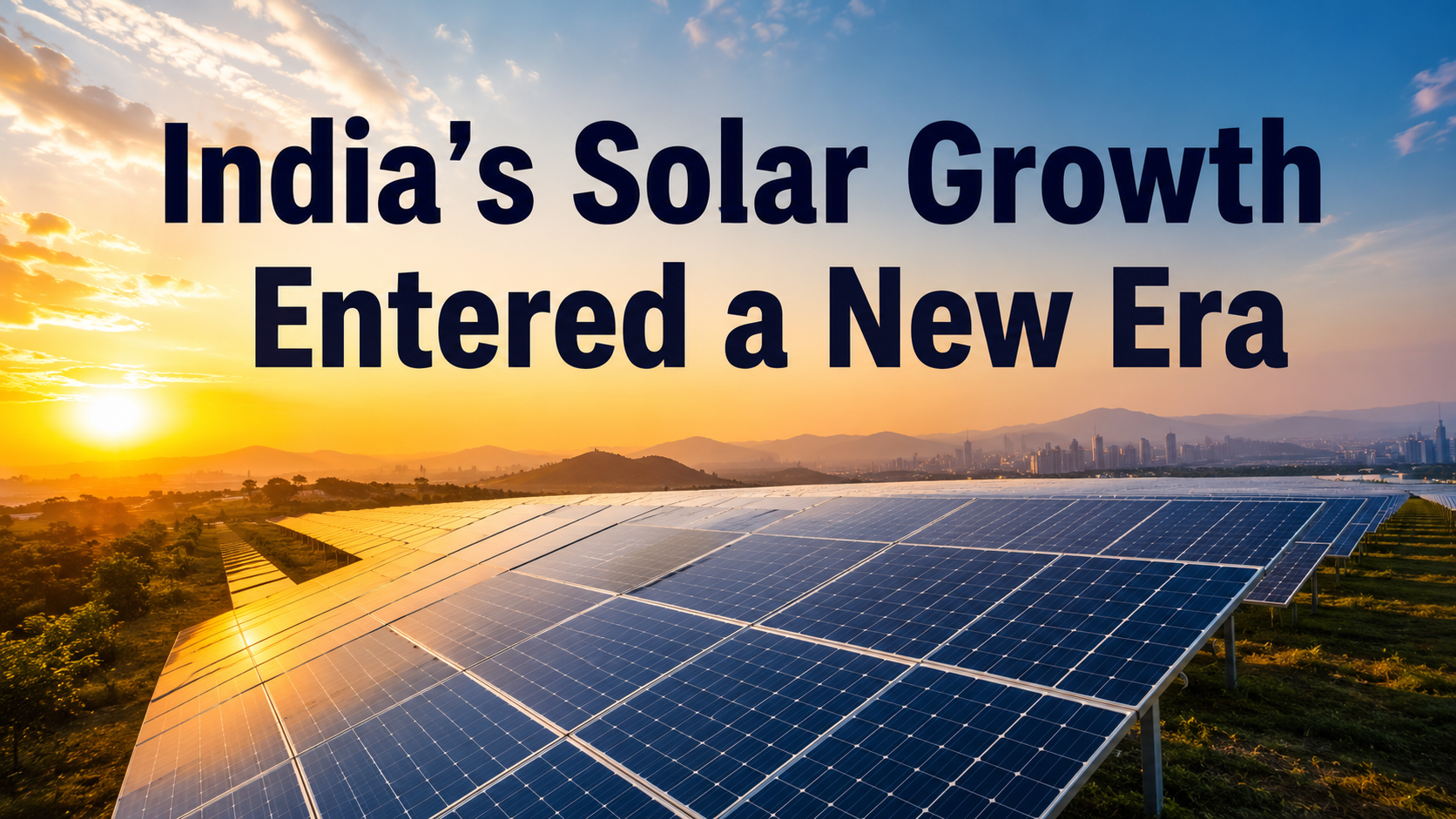 PRADHAN MANTRI SURYA SAROVAR YOJANA AND INDIA’S SOLAR EXPANSION