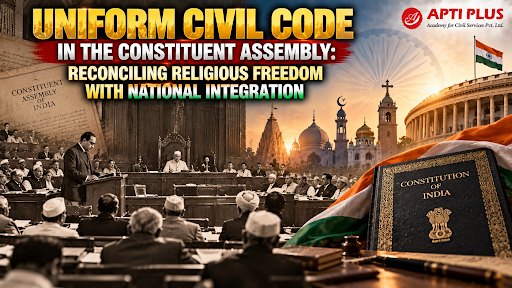UNIFORM CIVIL CODE IN THE CONSTITUENT ASSEMBLY: RECONCILING RELIGIOUS FREEDOM WITH NATIONAL INTEGRATION