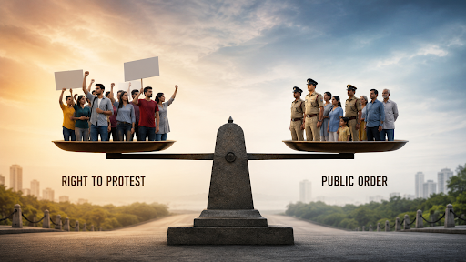 BALANCING THE RIGHT TO PROTEST AND PUBLIC ORDER IN INDIA