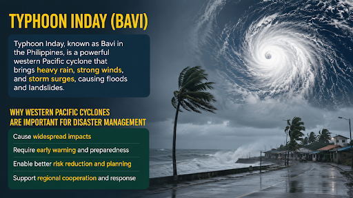 TYPHOON INDAY (BAVI): REGIONAL DISASTER RESILIENCE AND FORECASTING