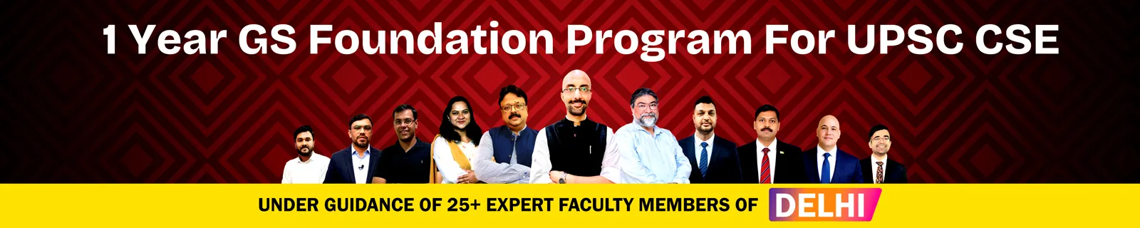 1 Year Foundation Program  for UPSC CSE
