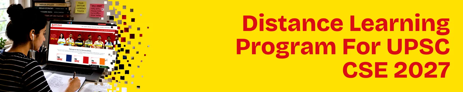 Distance Learning Programme for  Online UPSC Coaching