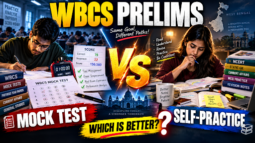 WBCS Mock Test Series vs Self-Practice: Which One Gives Better Prelims Preparation?