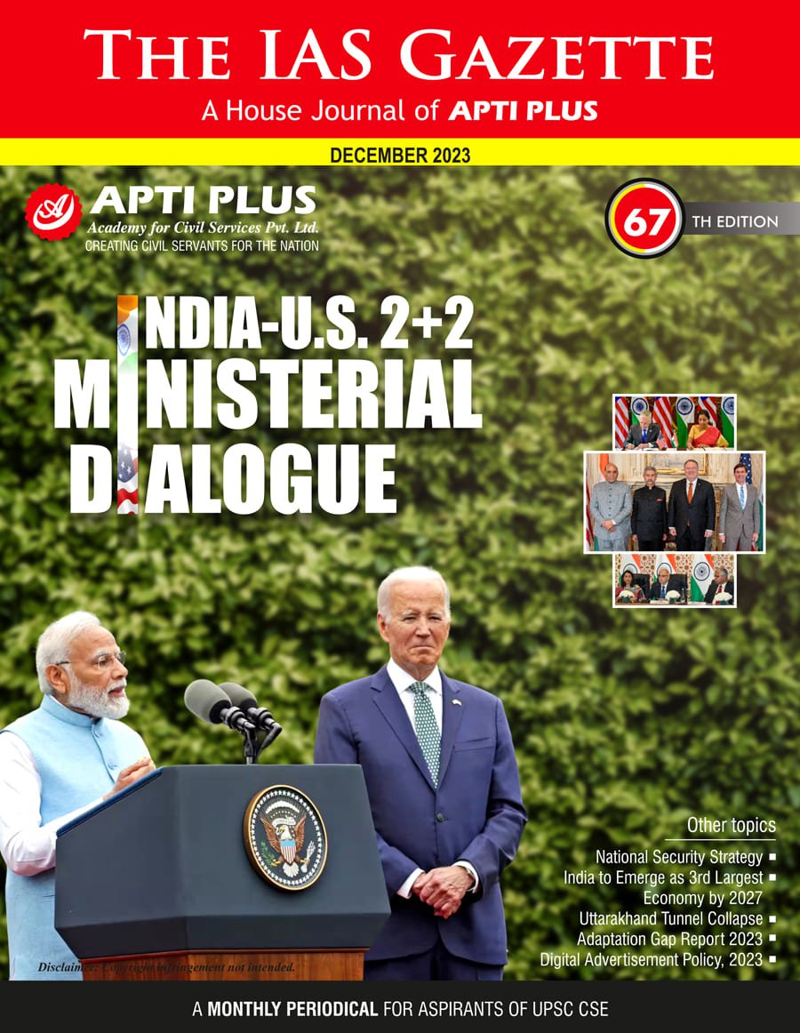 IAS Gazette December 2023 cover
