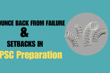 Bounce back From Failure and setback for UPSC Preparation