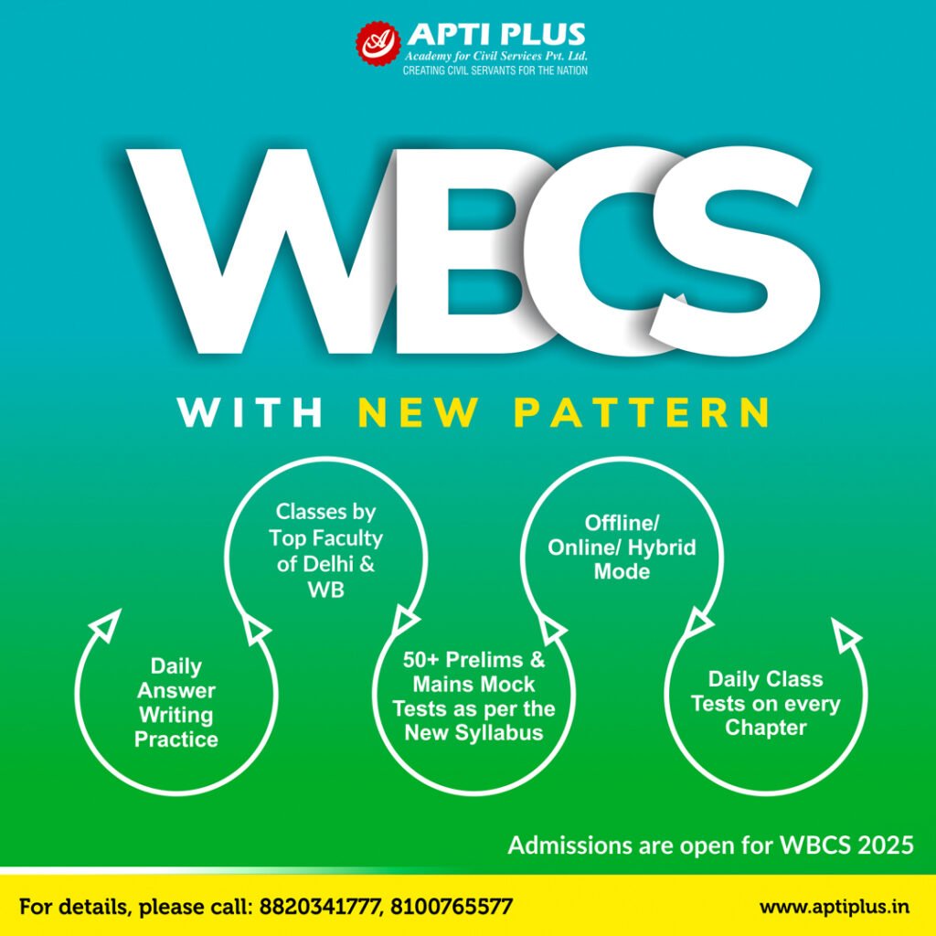 WBCS with new pattern of syllabus