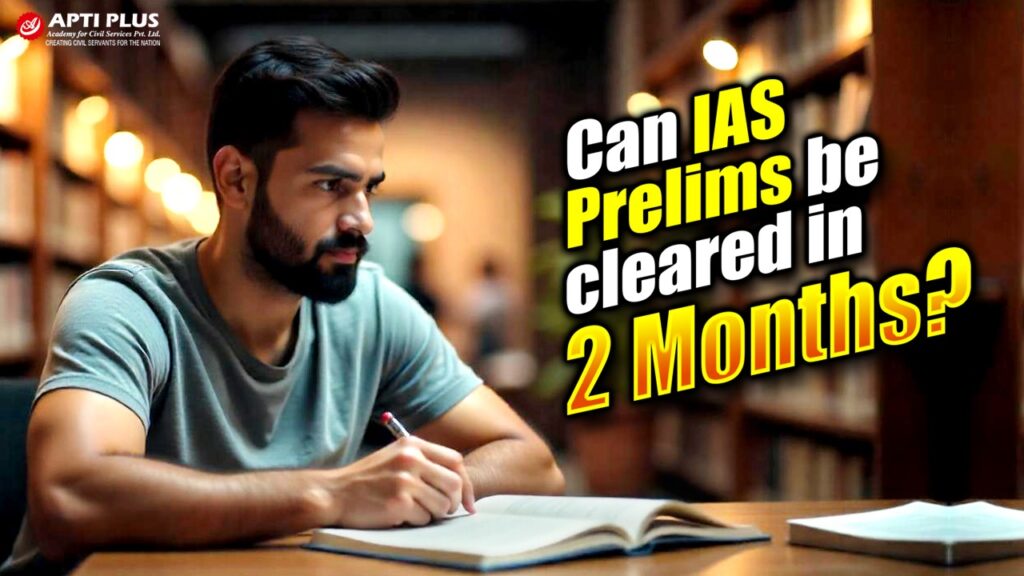 IAS PRELIMS BE CLEARED IN 2 MONTHS
