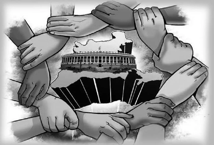 Federalism divides power