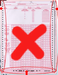 Writing Extra Information on OMR Sheet
