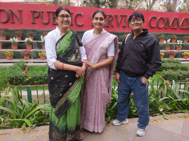 Rishita Das and Her Family 