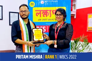 pritam mishra rank 1 wbcs 2022