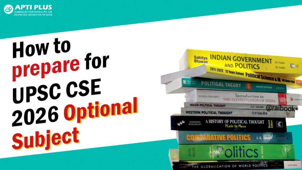 HOW TO PREPARE FOR UPSC CSE 2026 OPTIONAL SUBJECT thumbanails