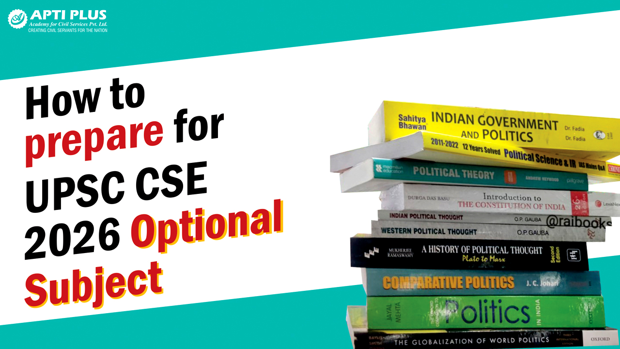 HOW TO PREPARE FOR UPSC CSE 2026 OPTIONAL SUBJECT thumbanails