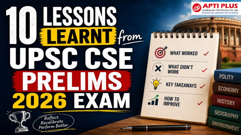 10 Lessons from UPSC Prelims 2026 Every Aspirant Must Learn