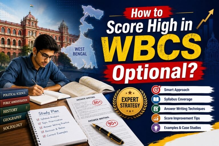 How to Score High in WBCS Optional? A Proven Strategy to Maximize Your Mains Marks